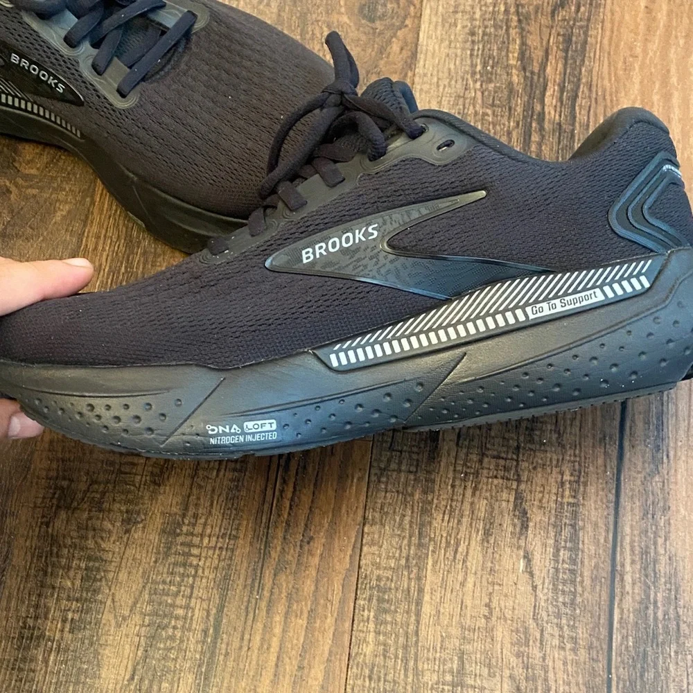 Brooks Glycerin 21 Gts Black Athletic Shoes - Picture 7 of 12